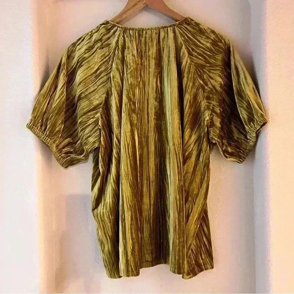 Maurices Velvet Puff Sleeve Blouse - Picture 3 of 9